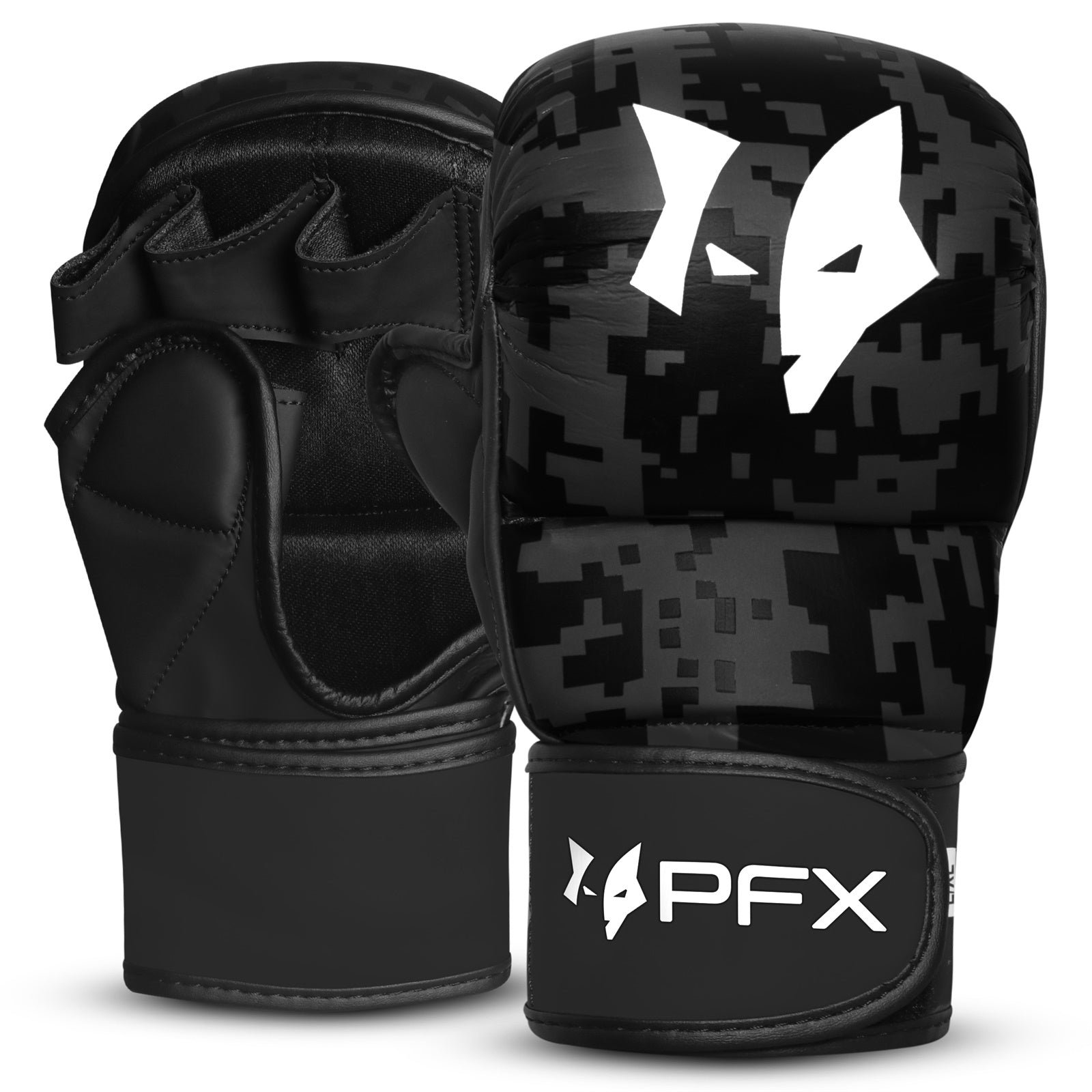 PFX Sports MMA Sparring Gloves | Digital Camo Open Palm Training Gloves - Image 2