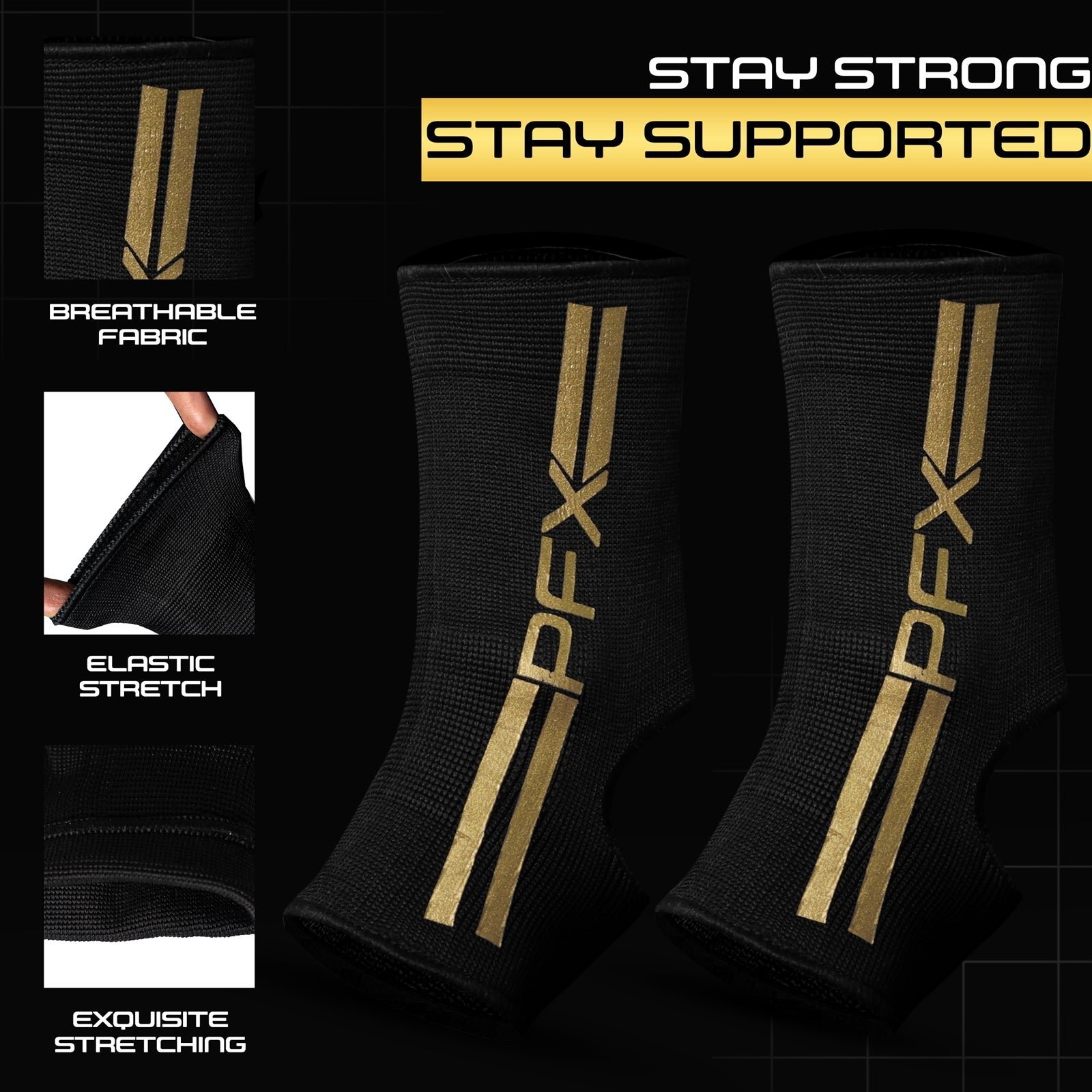 PFX Pro-Series Ankle Support Sleeves (Pair) - Image 4