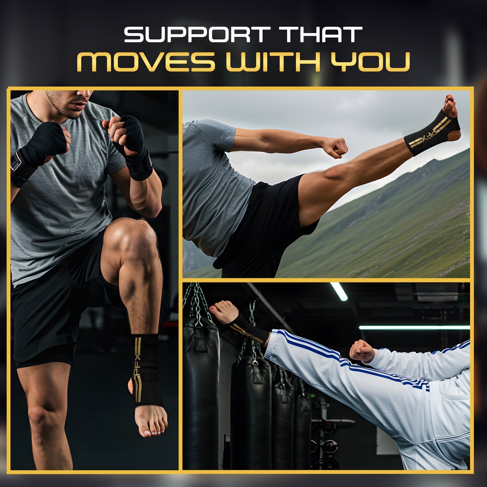 PFX Pro-Series Ankle Support Sleeves (Pair) - Image 6