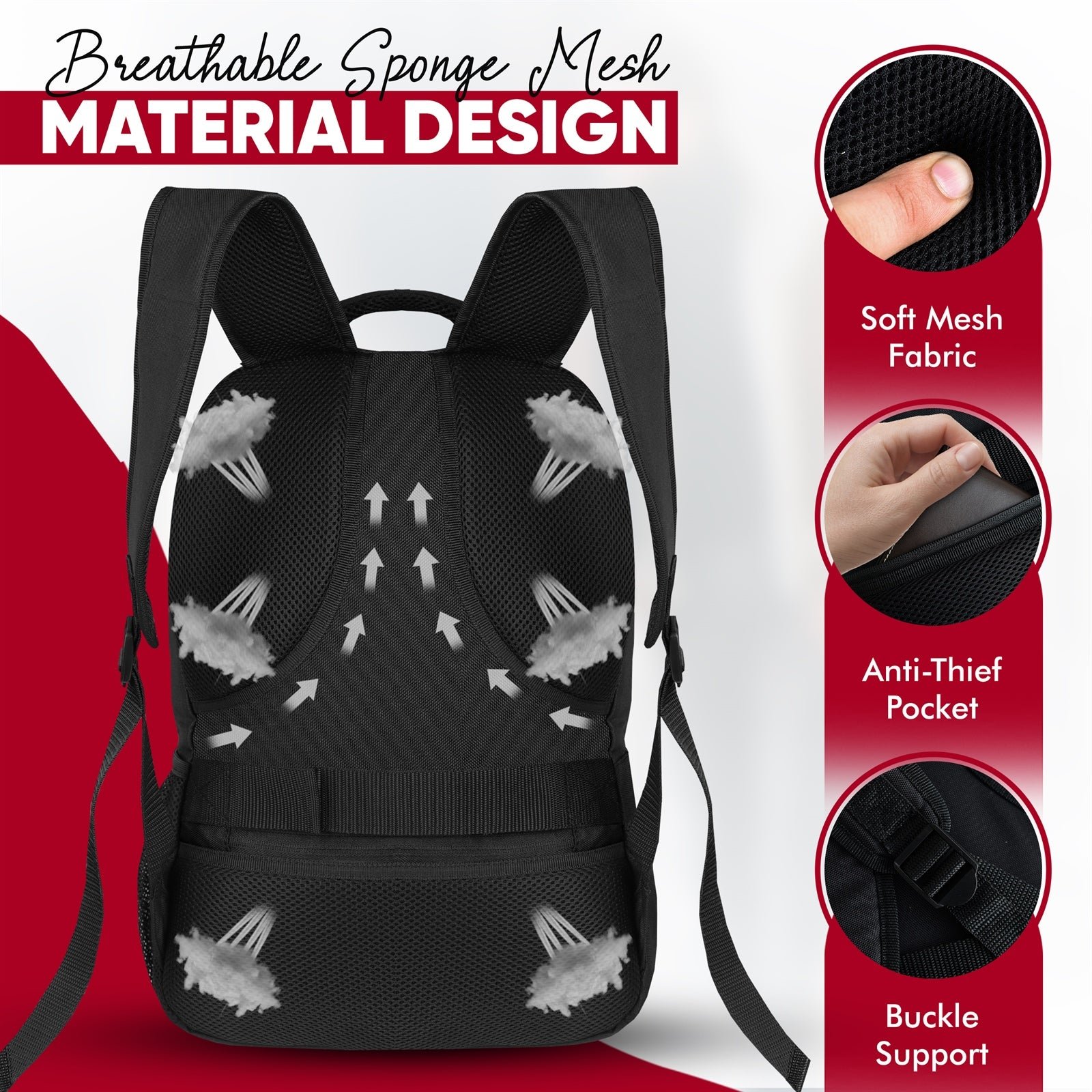 Ultimate 2-Compartment All-Weather Travel Backpack - Image 7