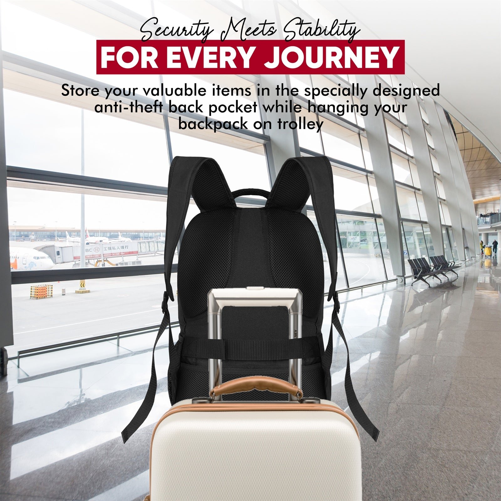 Ultimate 2-Compartment All-Weather Travel Backpack - Image 11