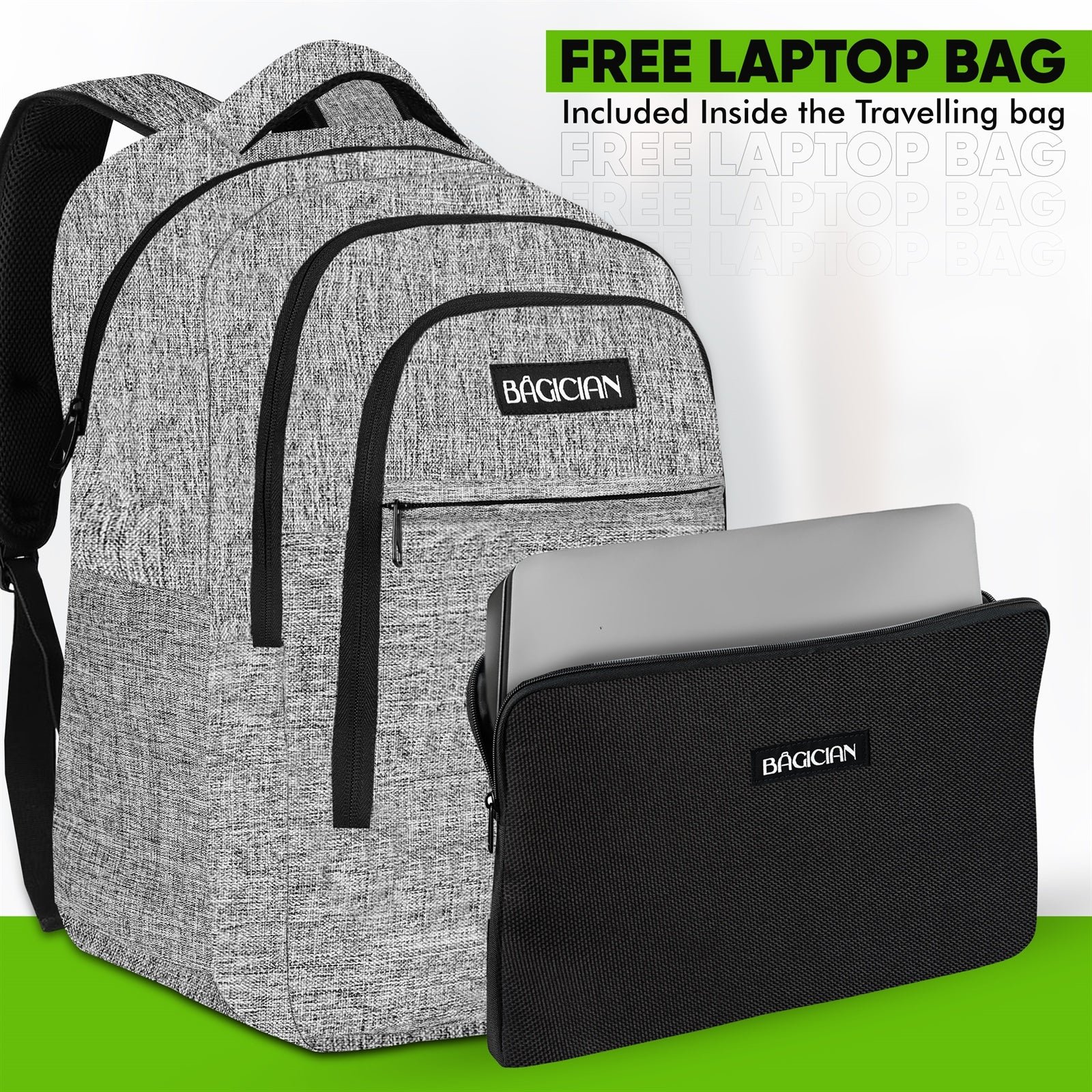 Ultimate 3-Compartment All-Weather Travel Backpack - Image 5