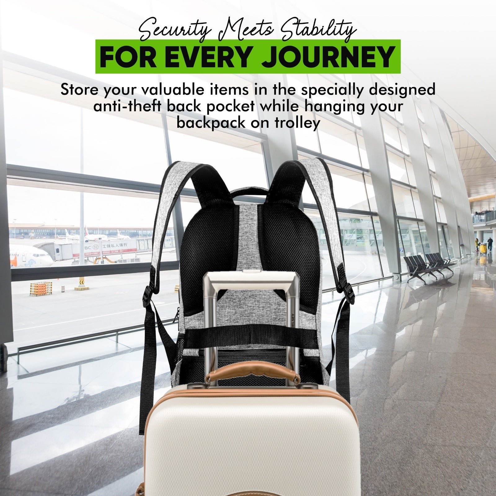 Ultimate 2-Compartment All-Weather Travel Backpack - Image 5