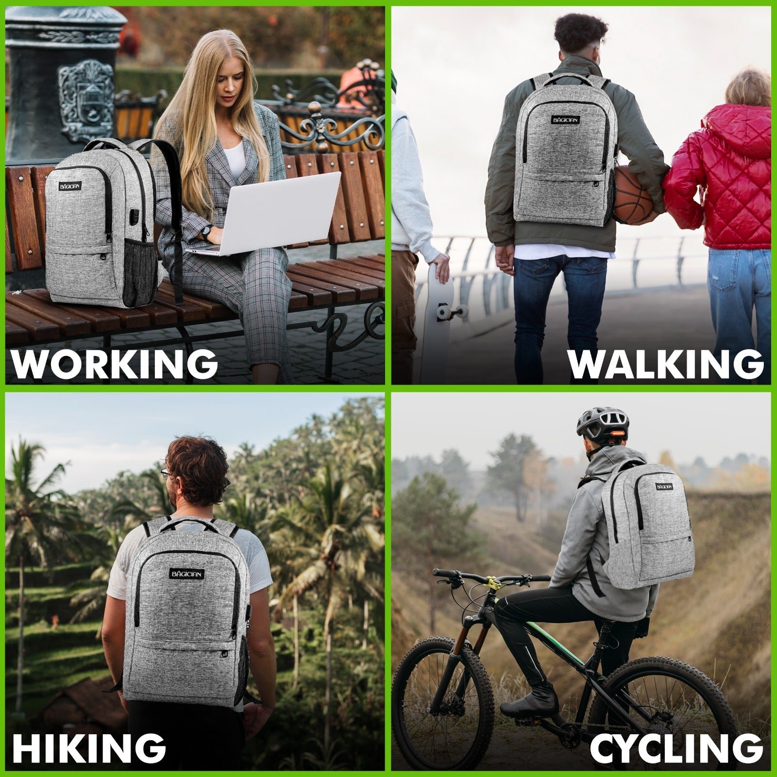 Ultimate 2-Compartment All-Weather Travel Backpack - Image 3