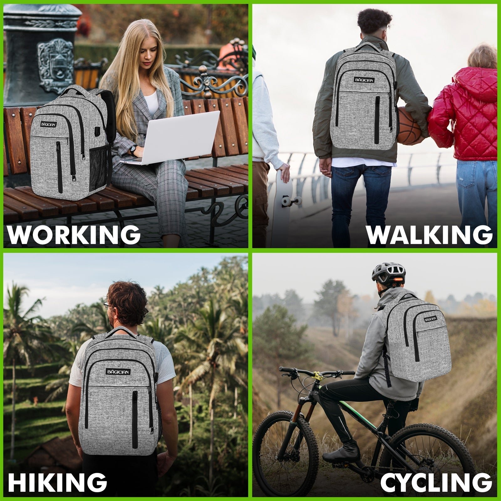 Ultimate 3-Compartment All-Weather Travel Backpack - Image 6