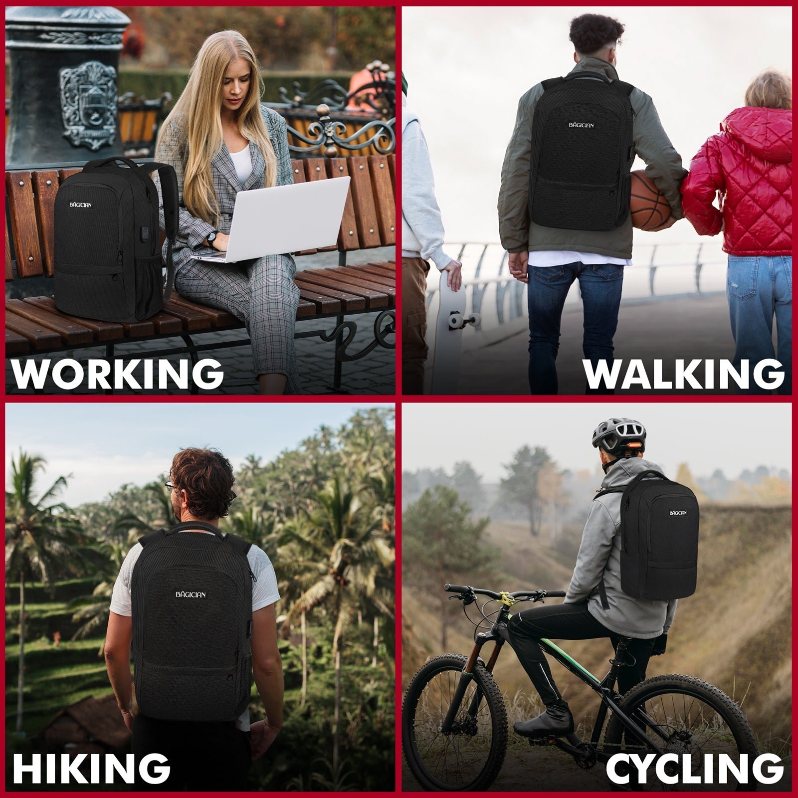 Ultimate 2-Compartment All-Weather Travel Backpack - Image 10