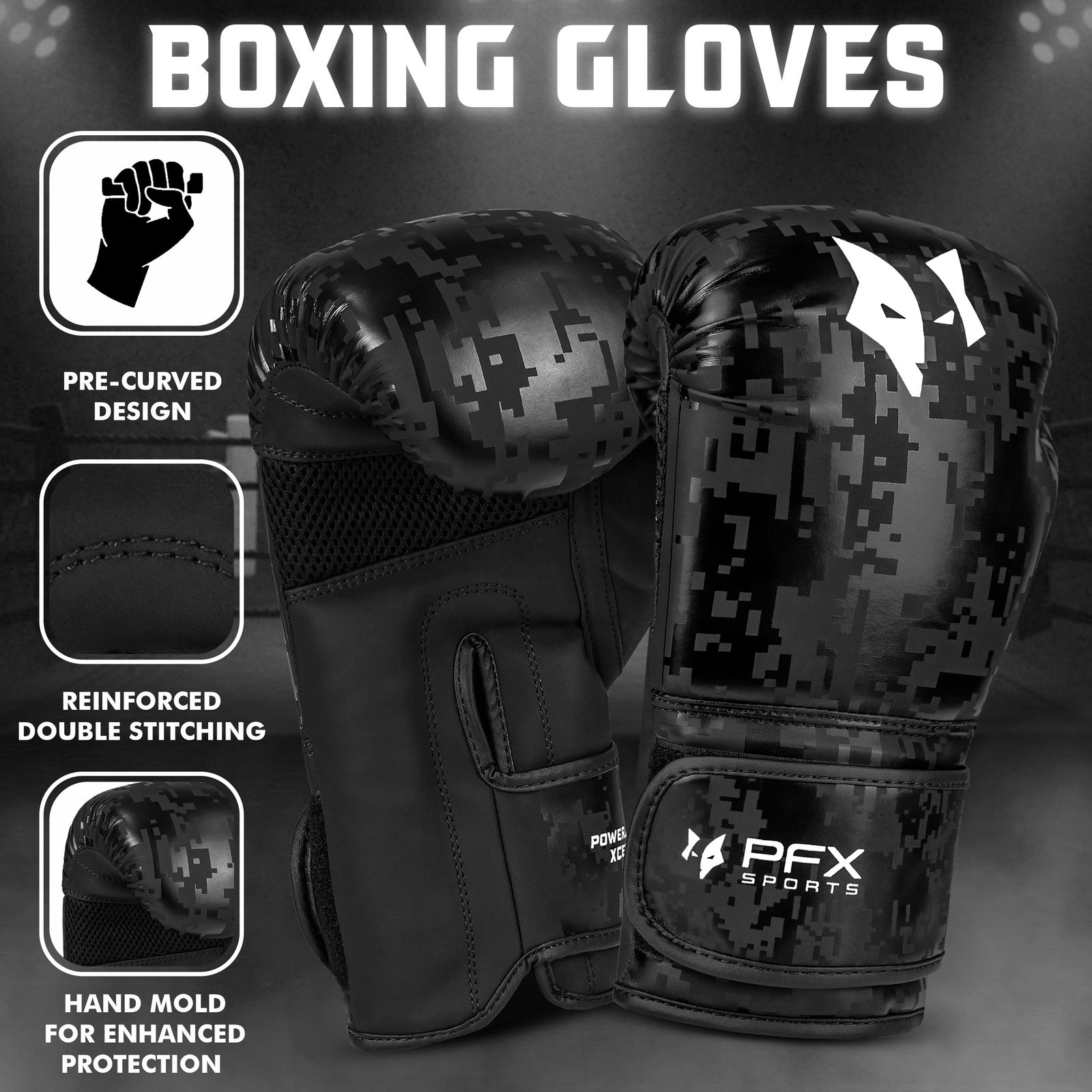 PFX Sports Leather Boxing Gloves – 8oz–16oz - Image 13