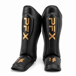 Shin Instep Guards – Padded PU Leather Shin Pads for Muay Thai, MMA, Kickboxing & Martial Arts